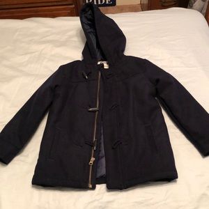 Navy wool Gymboree coat size small